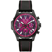 Montre Bulova Marine Star Series B E1 Team Miami 98B476, cadran violet, vue de face