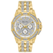 Montre Bulova Octava 98C126, cadran argent, vue de face