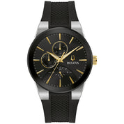 Montre Bulova Millennia 98C146, cadran noir, vue de face