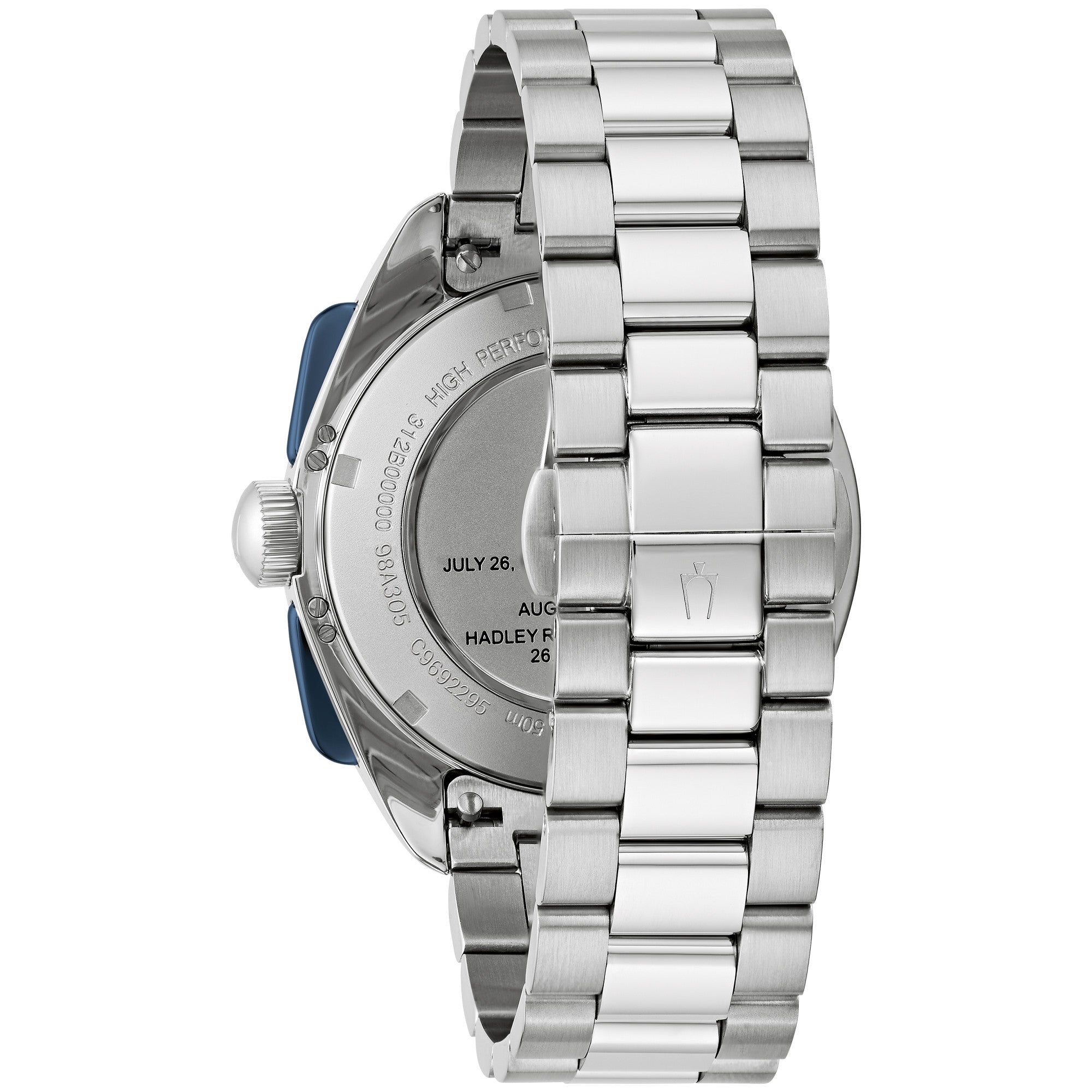 Montre Bulova Lunar Pilot 98K112, vue de dos