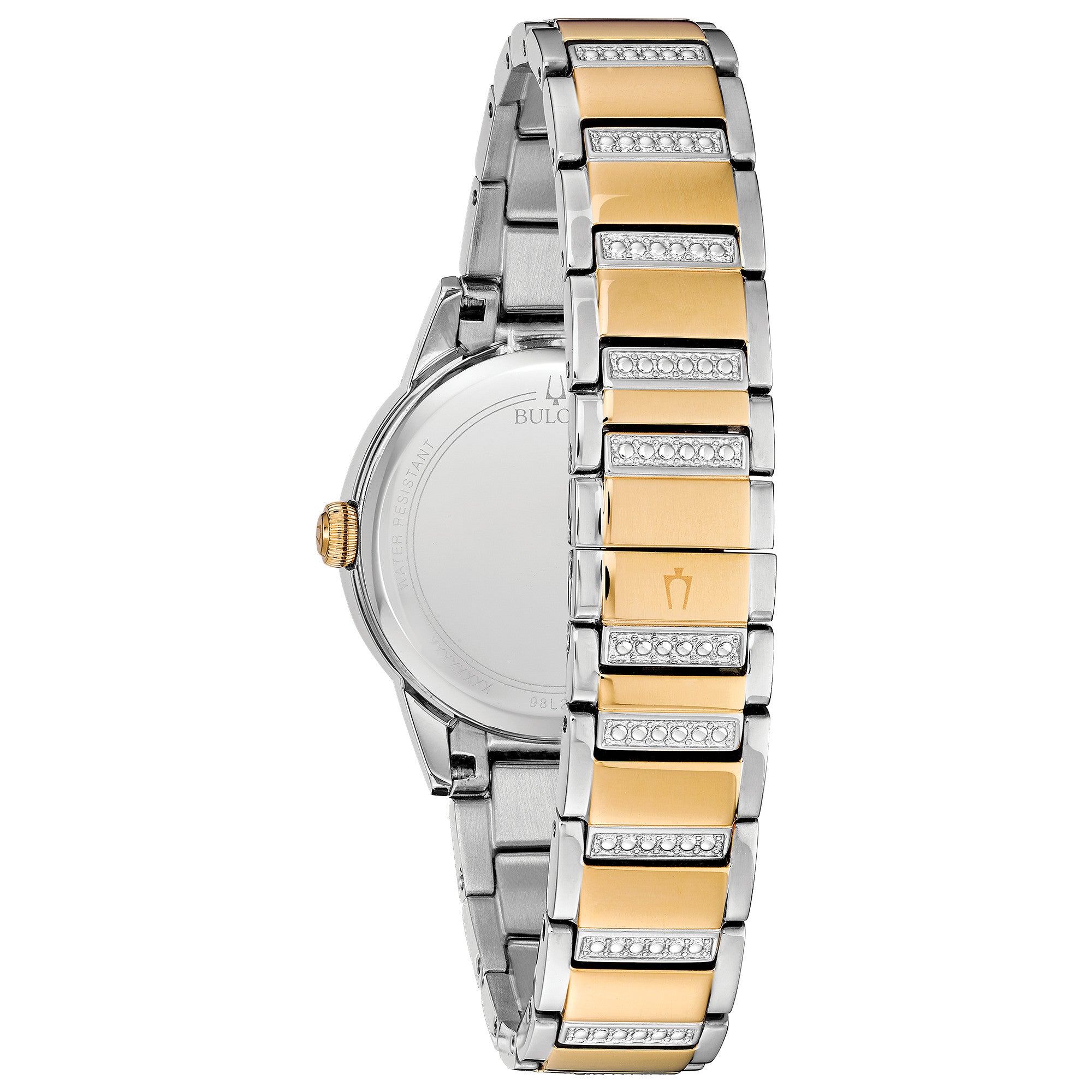 Bulova Turnstyle 98L245 watch, back view