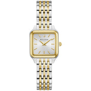 Montre Bulova Sutton 98L330, cadran argent, vue de face