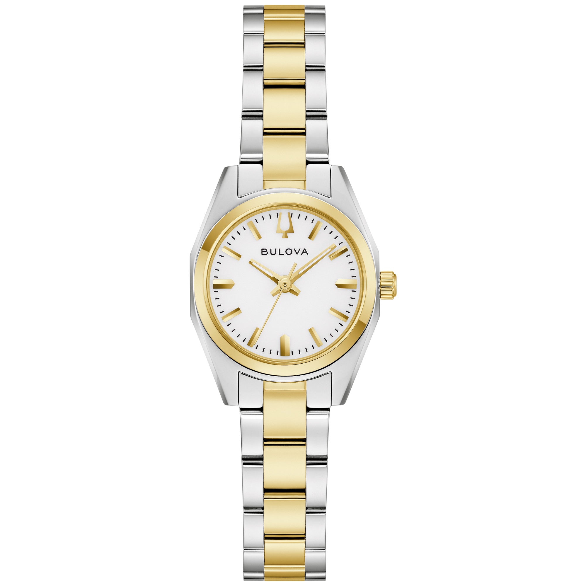 Montre Bulova Surveyor 98L331, cadran blanc, vue de face
