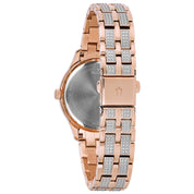 Montre Bulova Crystal 98N113, vue de dos