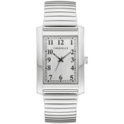 Montre Caravelle Dress 43A157, cadran argent, vue de face