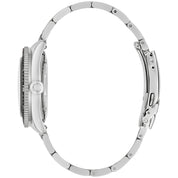 Montre Caravelle Sea Hunter 43B177, cadran orange, vue de profil