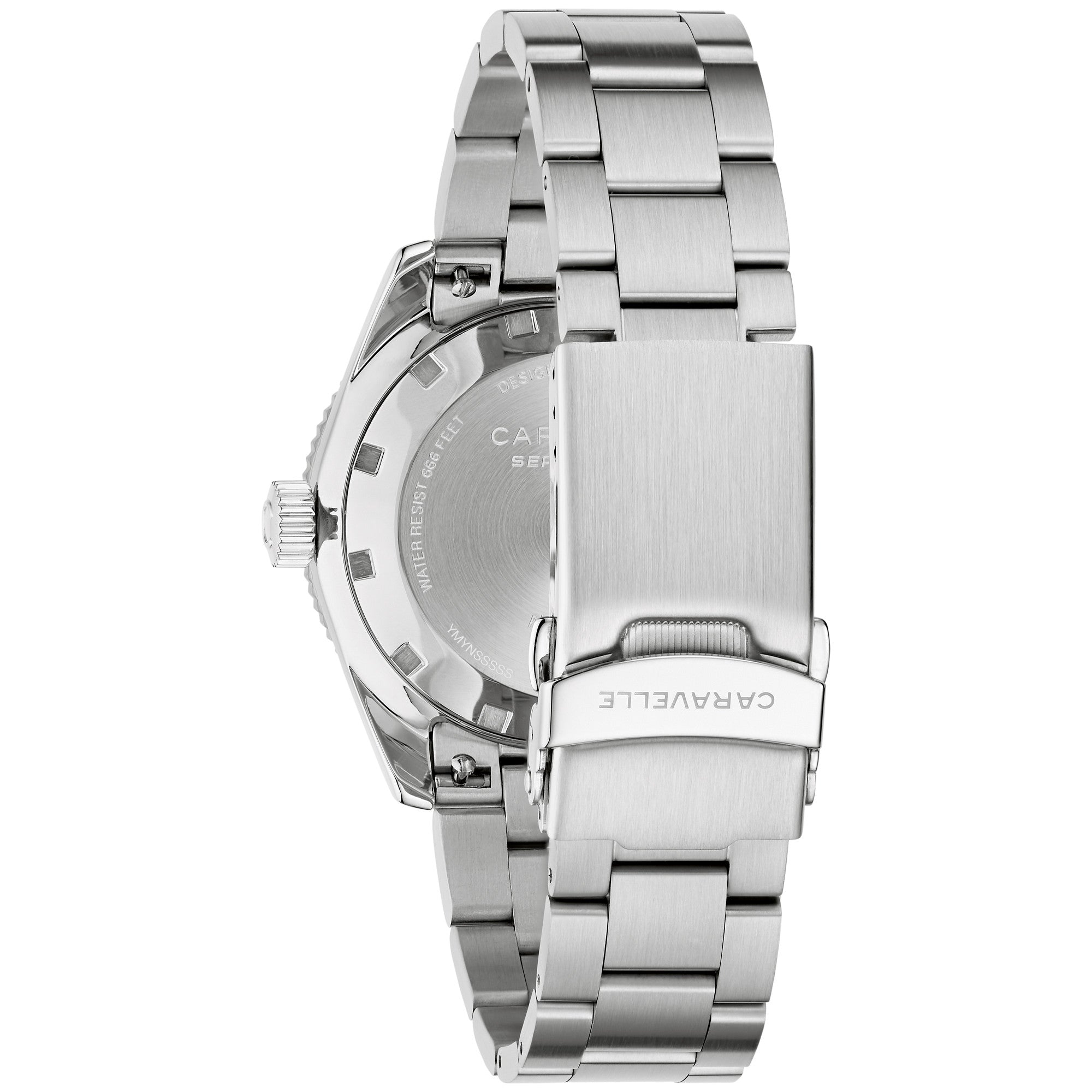 Caravelle Sea Hunter 43B179 watch, back view