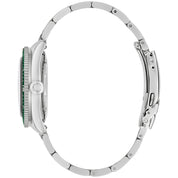 Caravelle Sea Hunter 43B179 watch, green dial, side profile