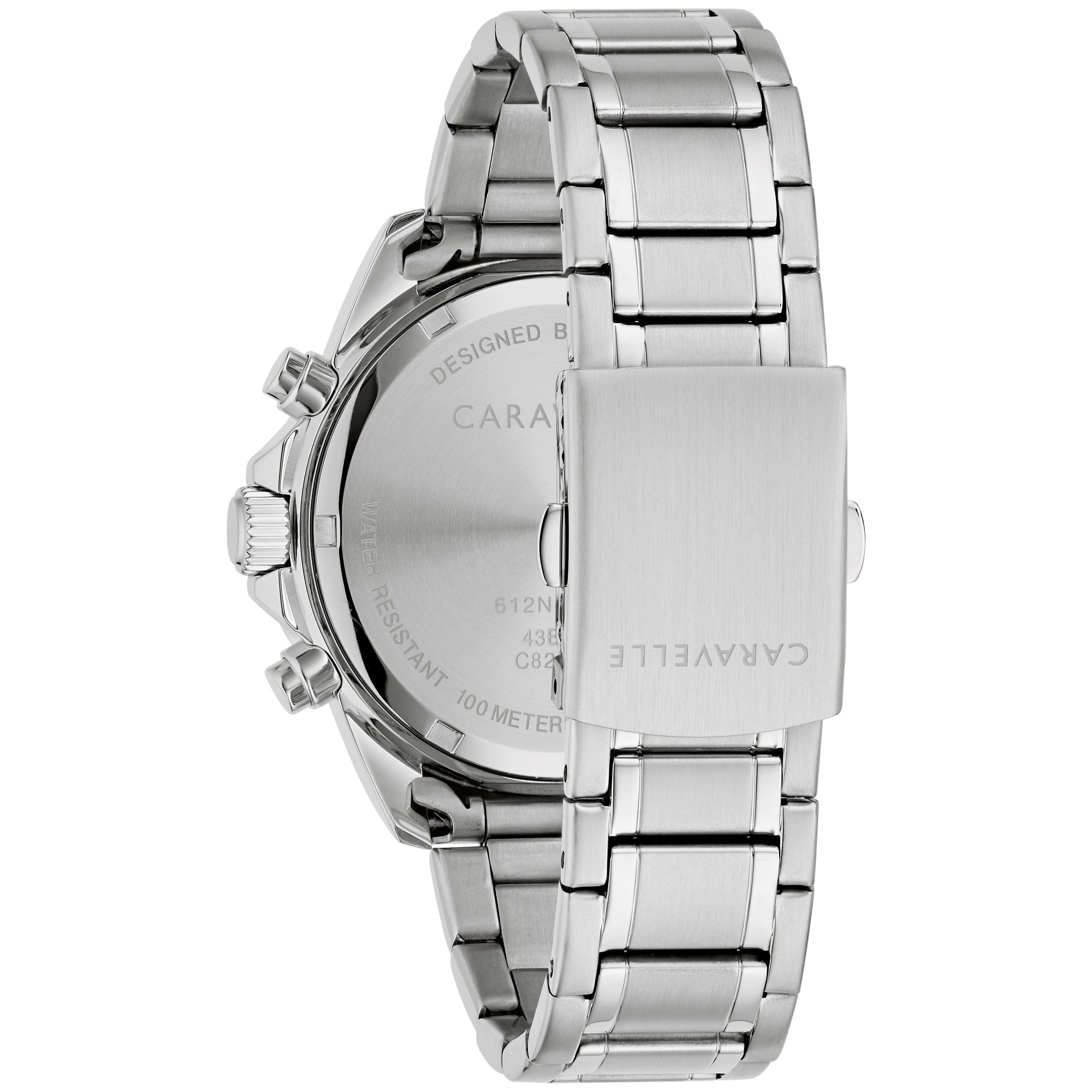 Caravelle Aqualuxx Sport 43B182 watch, back view