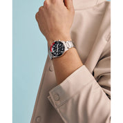 Caravelle Aqualuxx Sport 43B182 watch, black dial, lifestyle