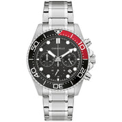 Caravelle Aqualuxx Sport 43B182 watch, black dial, front view