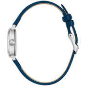 Montre Caravelle Petite Oval 43L227, cadran blanc, vue de profil