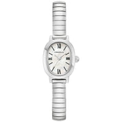 Montre Caravelle Petite Oval 43L230, cadran blanc, vue de face