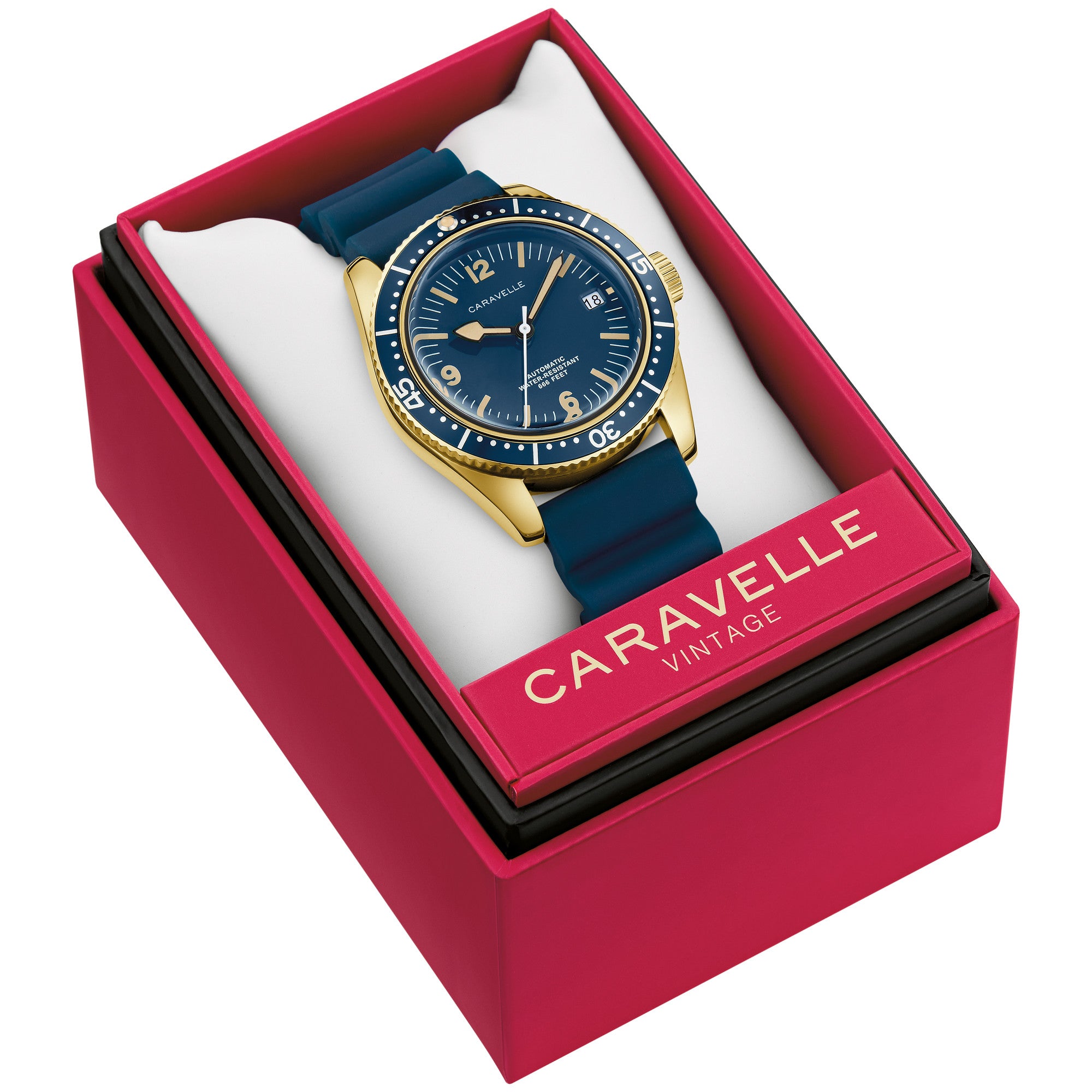 Montre Caravelle Sea Hunter 44B129, dans son coffret