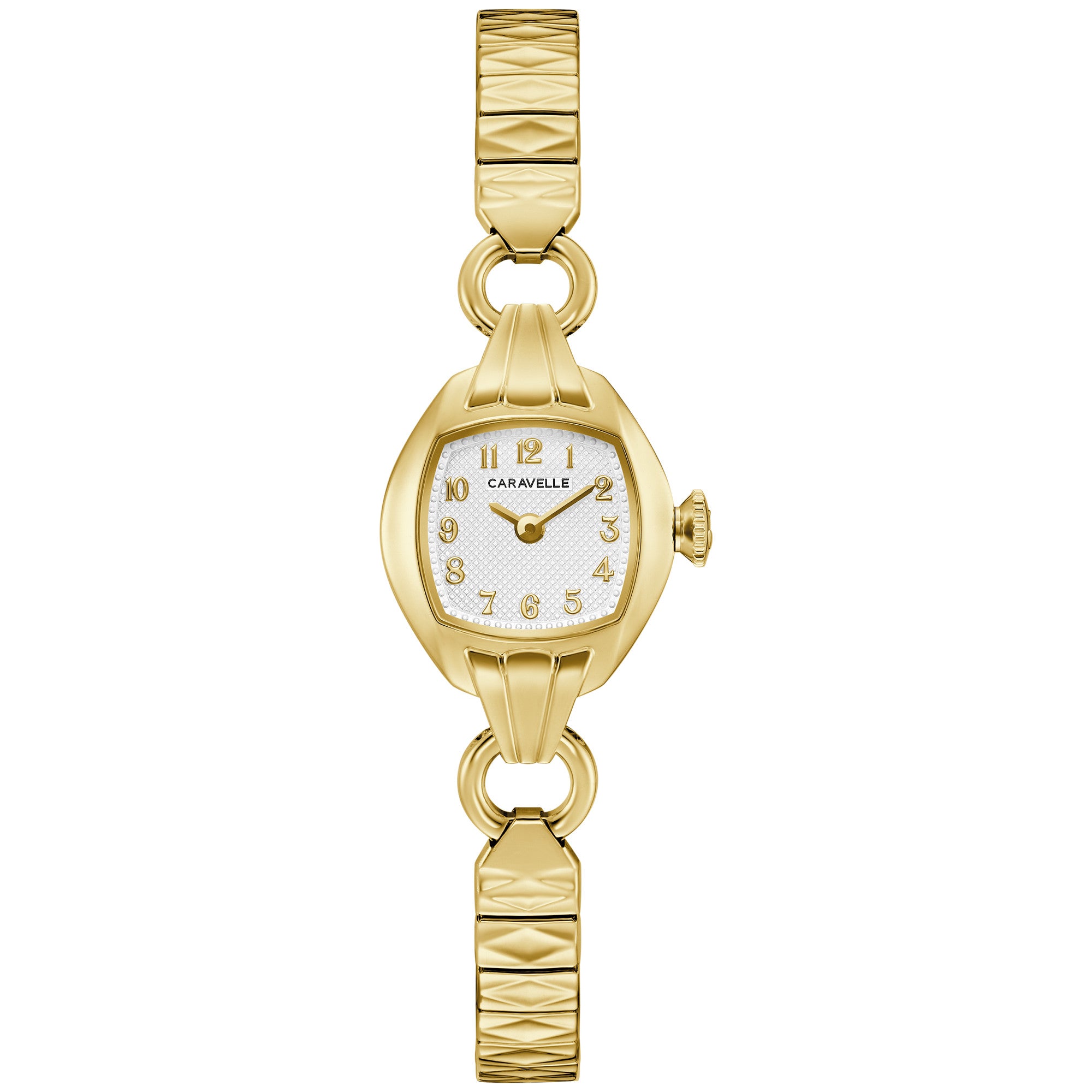 Montre Caravelle Dress 44L267, cadran argent, vue de face