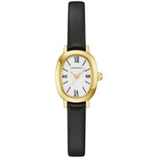 Montre Caravelle Petite Oval 44L269, cadran blanc, vue de face