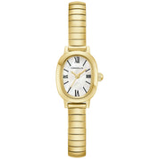 Montre Caravelle Petite Oval 44L274, cadran blanc, vue de face