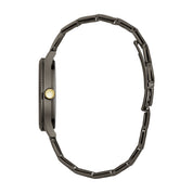 Montre Caravelle Dress 45B149, cadran gris, vue de profil