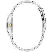 Montre Caravelle Dress 45L191, cadran argent, vue de profil