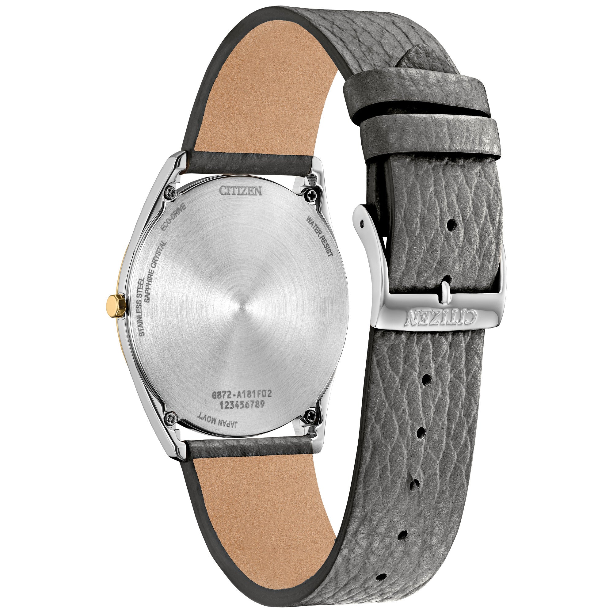 Montre Citizen Suratto AR3124-07H, vue de dos
