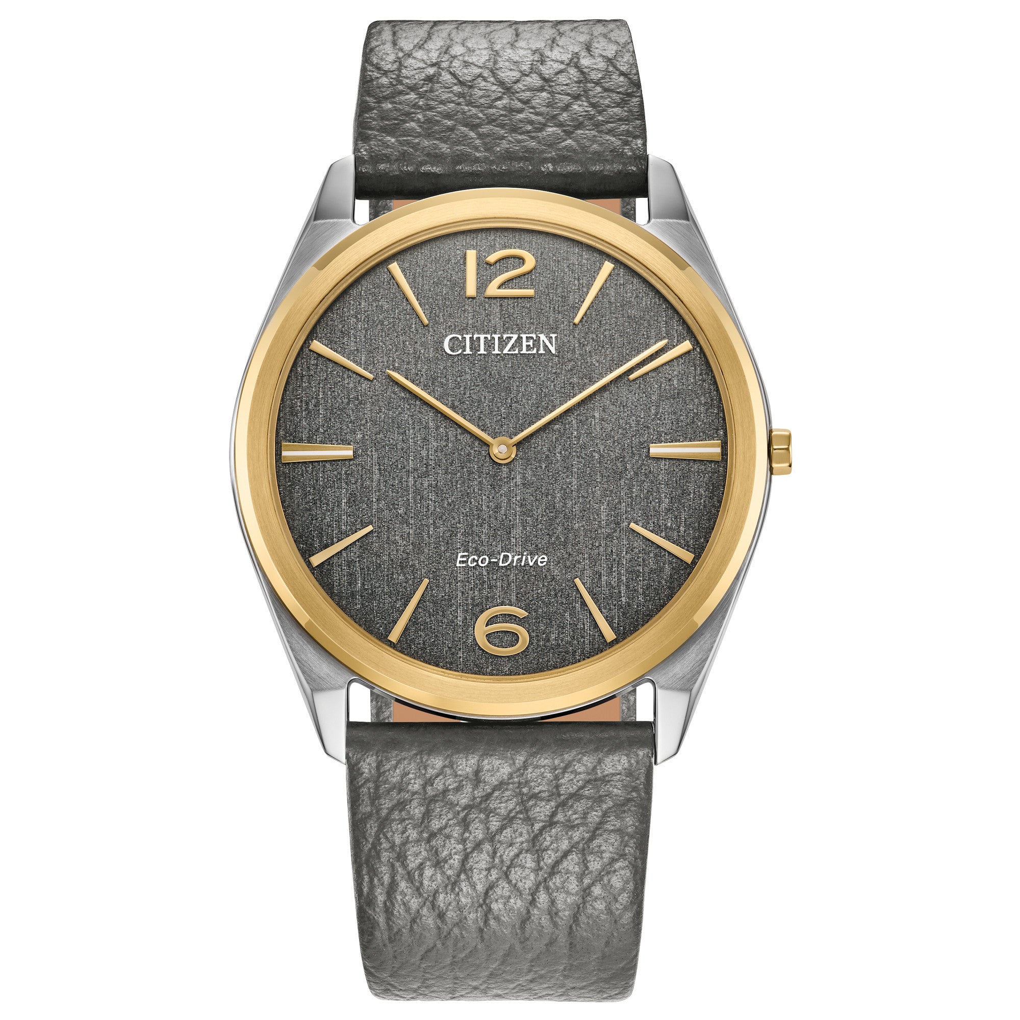 Montre Citizen Suratto AR3124-07H, cadran gris, vue de face