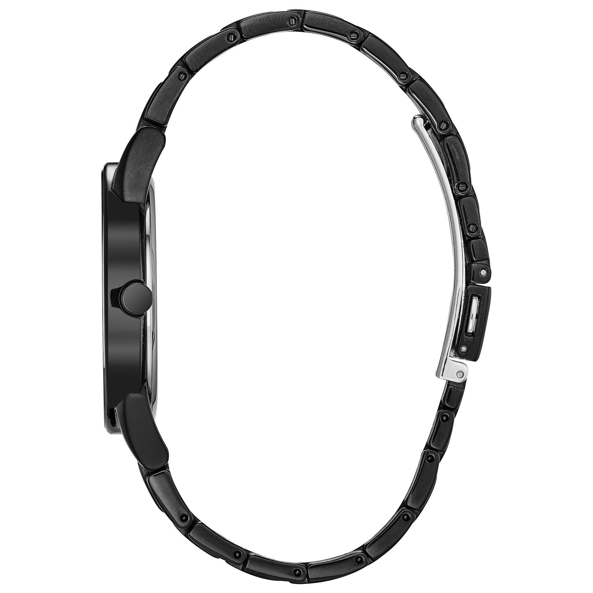 Citizen Mickey Mouse AU1068-50W watch, black dial, side profile