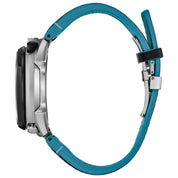 Montre Citizen Promaster Tsuno Chrono Racer AV0106-01L, cadran bleu, vue de profil