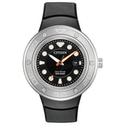 Citizen Eco-DIY AW1530-65E watch, black dial, side profile