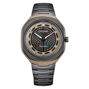 Montre Citizen Eco-Drive Photon BJ6569-59X, cadran noir, vue de face