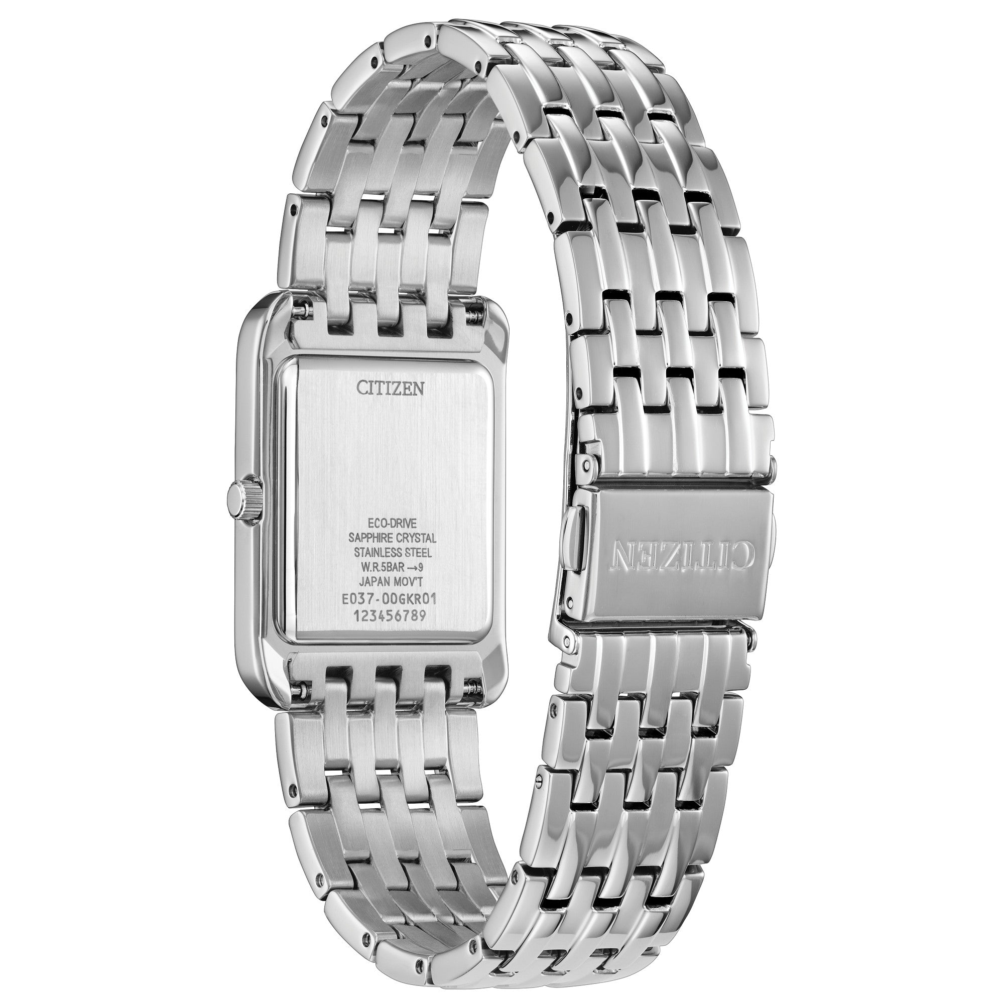 Montre Citizen Addysen BJ6570-50E, vue de dos