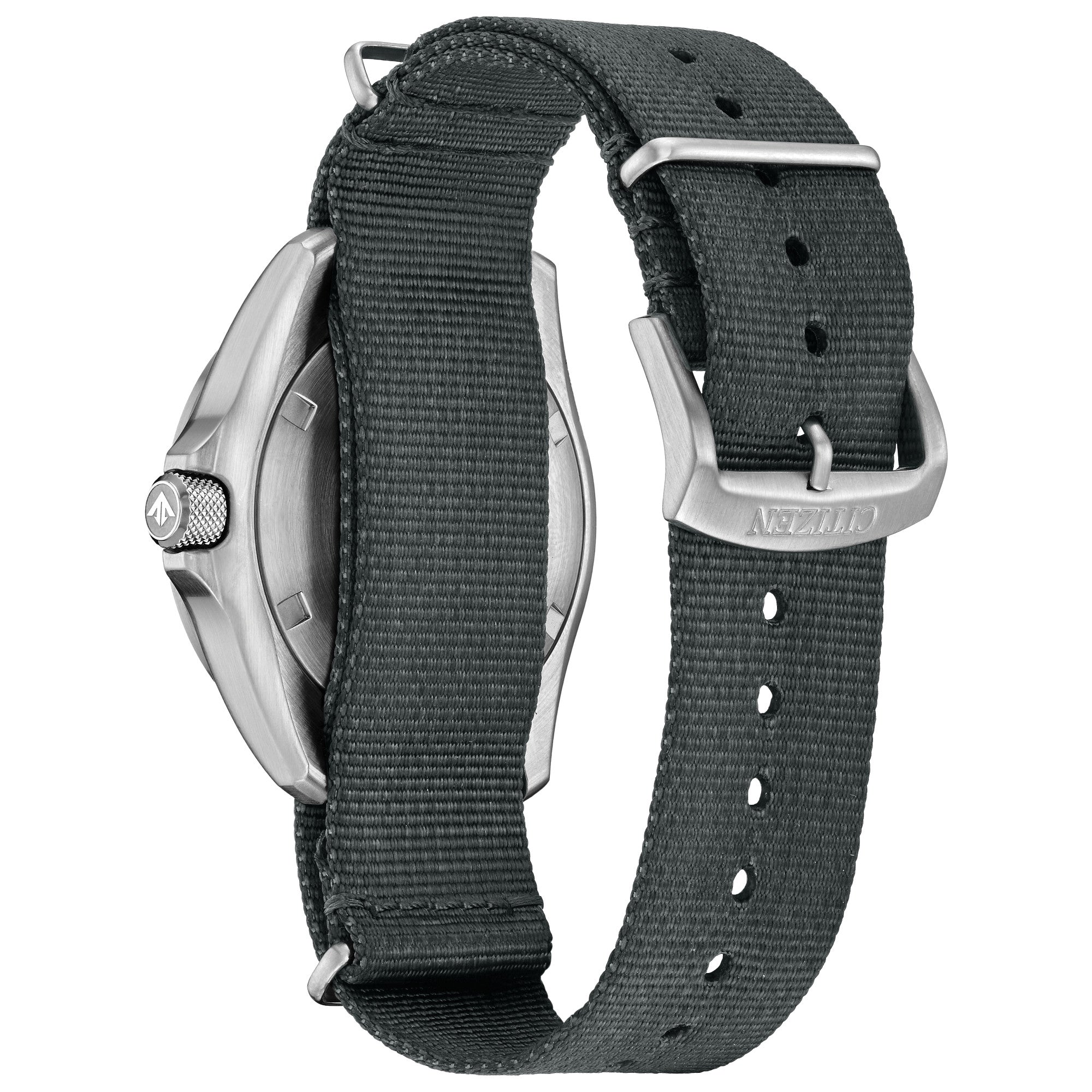 Montre Citizen Promaster Land GMT BJ7150-09L, vue de dos