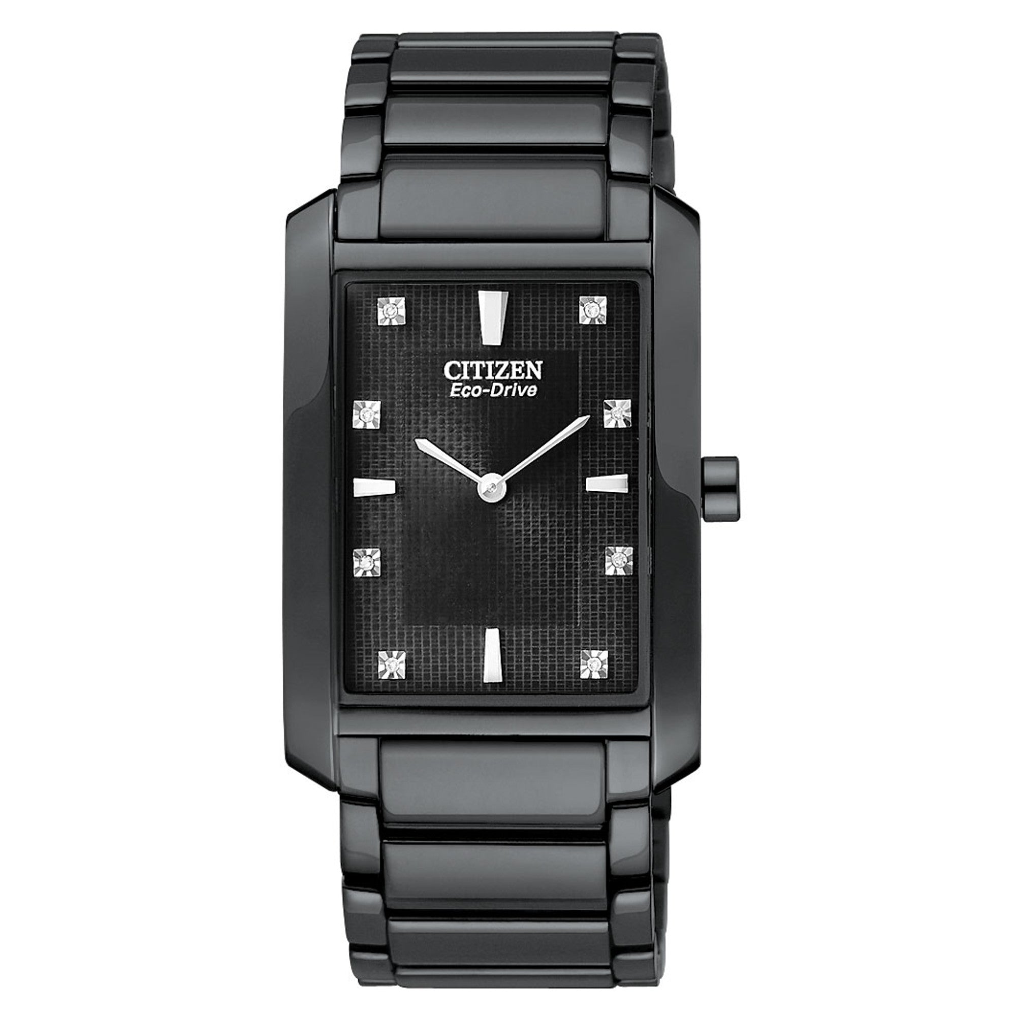 Citizen Palidoro BL6057-58E watch, black dial, front view