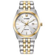 Montre Citizen Corso BM7334-58B, cadran blanc, vue de face