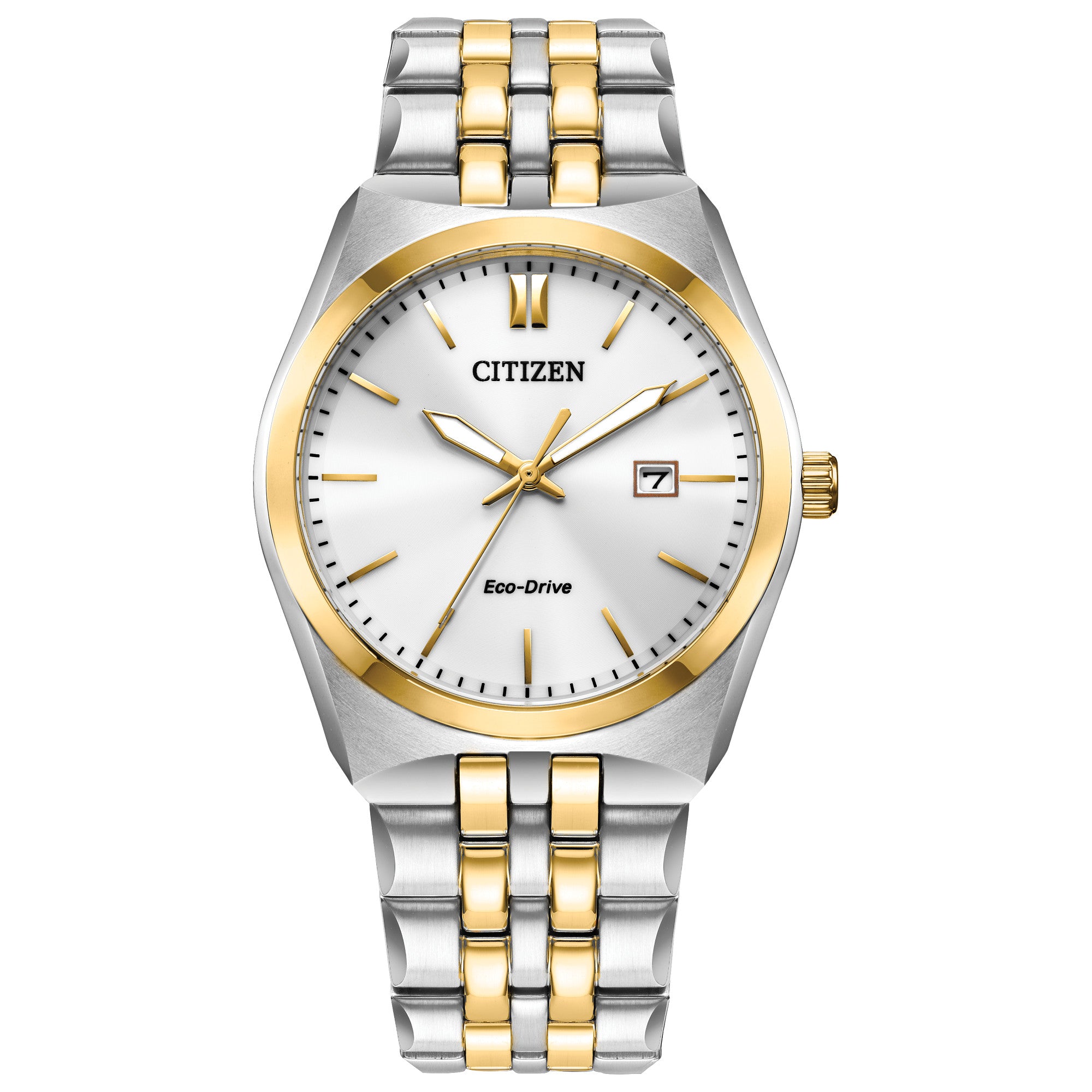 Montre Citizen Corso BM7334-58B, cadran blanc, vue de face