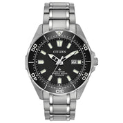 Montre Citizen Promaster Dive BN0200-56E, cadran noir, vue de face