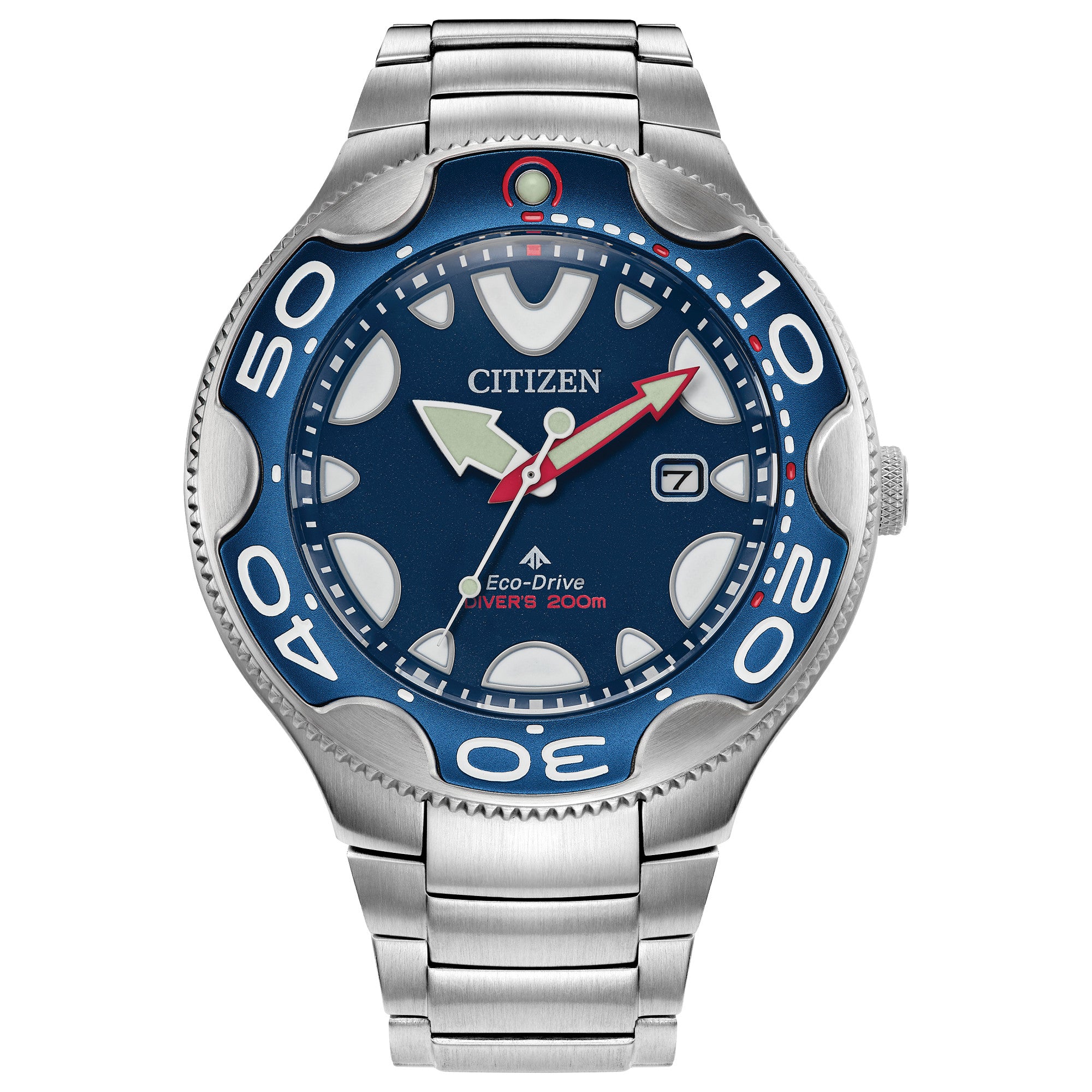 Montre Citizen Promaster Dive BN0231-52L, cadran bleu, vue de face