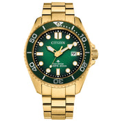 Montre Citizen Promaster Dive BN0262-59W, cadran vert, vue de face