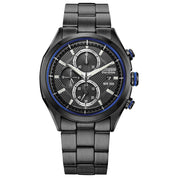 Citizen Weekender CA0438-52E watch, black dial, front view
