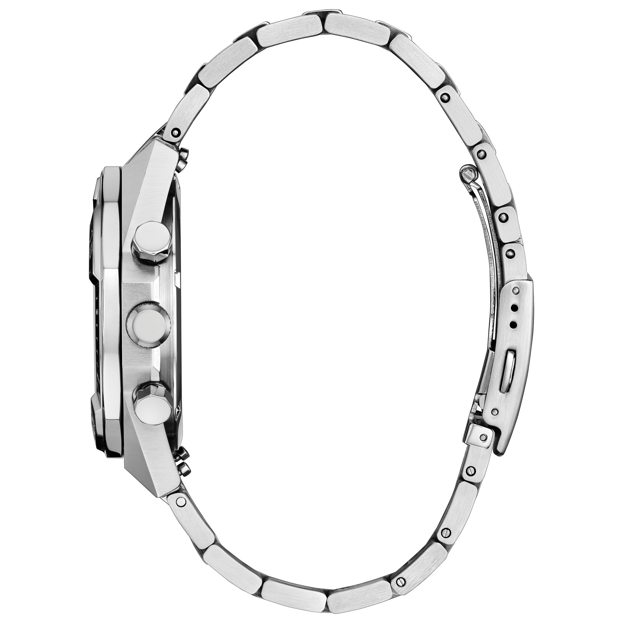 Montre Citizen Promaster Nighthawk CA0890-54H, cadran gris, vue de profil