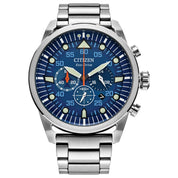 Citizen Avion CA4211-72L watch, blue dial, front view