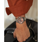 Citizen Promaster Navihawk CA4664-60X watch, pink dial, lifestyle
