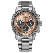 Citizen Promaster Navihawk CA4664-60X watch, pink dial, front view