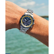 Citizen Promaster Navihawk CA4667-53L watch, blue dial, lifestyle