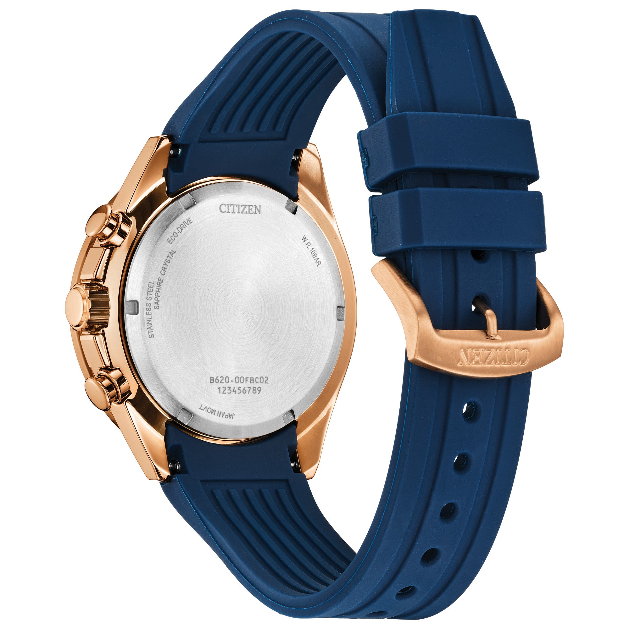 Montre Citizen Endeavor Chrono CA4733-00L, vue de dos