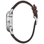 Montre Citizen Brycen CA7020-07A, cadran or, vue de profil