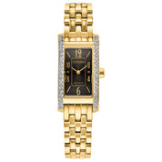 Montre Citizen Petite Palidoro EG7112-59E, cadran noir, vue de face