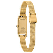 Montre Citizen Fio EG7128-59E, vue de dos