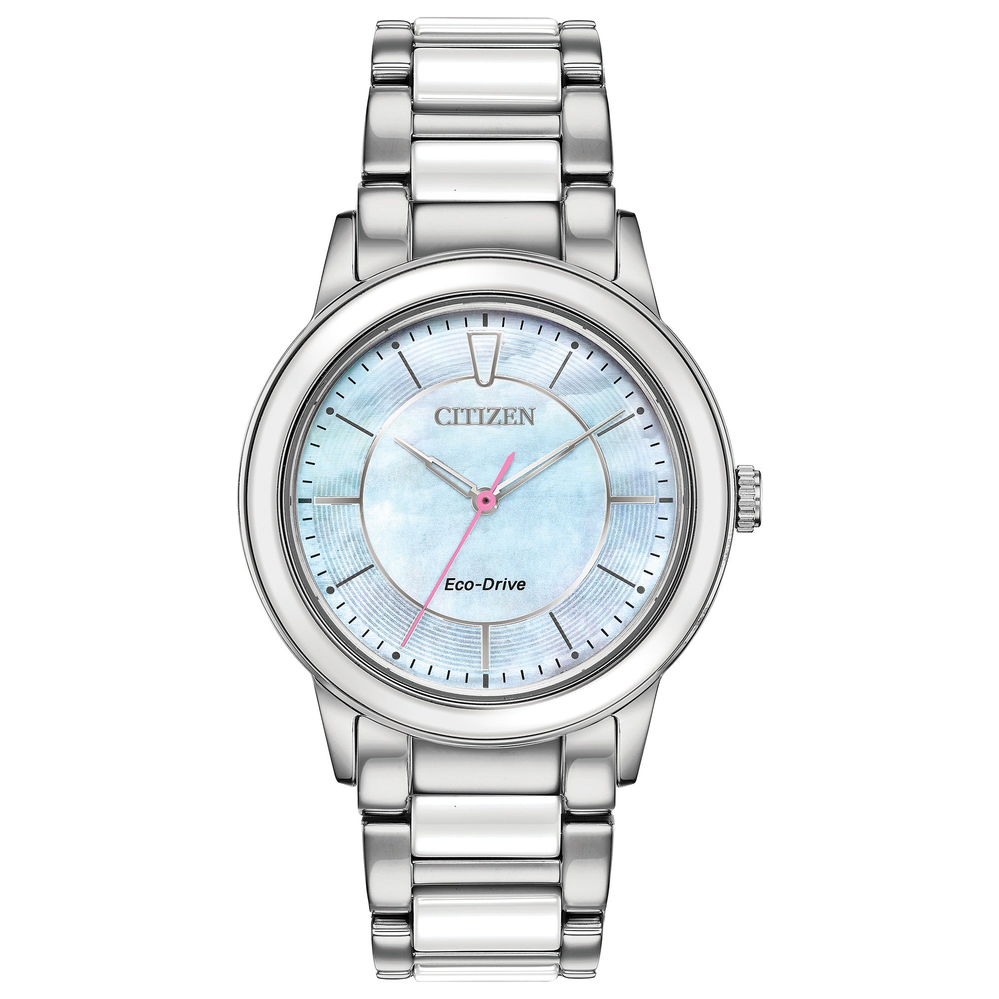Citizen Chandler EM0740-53D watch, blue dial, front view