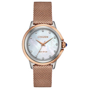 Citizen L Ceci EM0796-75D watch, white dial, front view