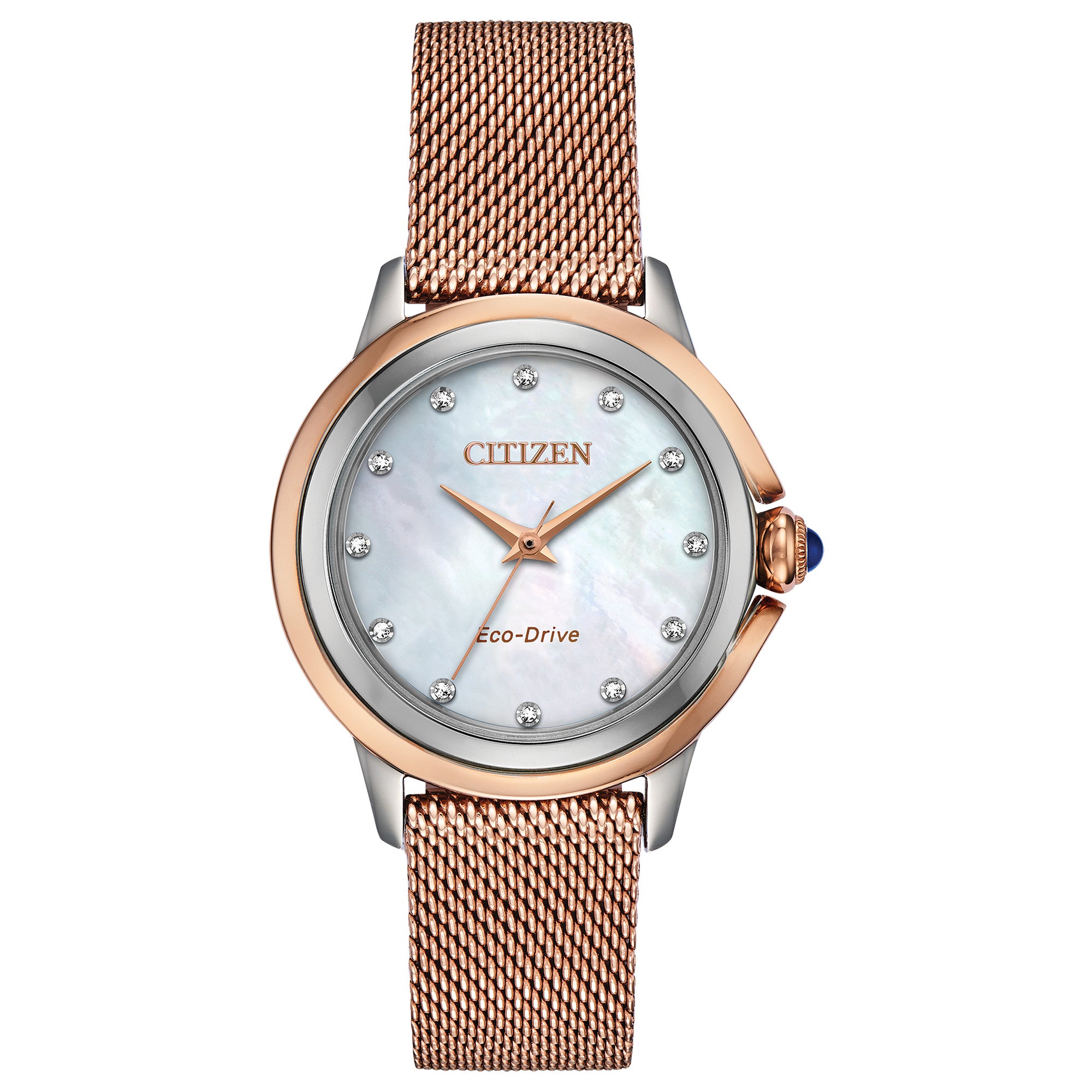 Citizen L Ceci EM0796-75D watch, white dial, front view
